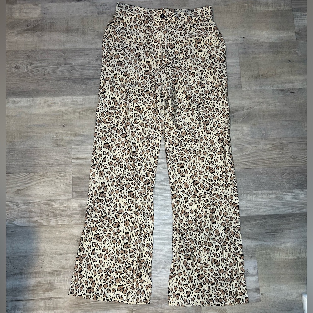 Sincerely Jules Animal print palazzo pants